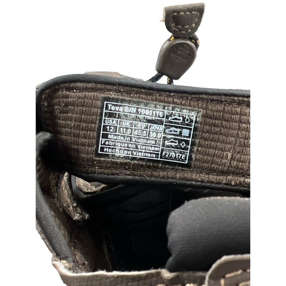 Teva Forebay Water Sandal Brown Sz‎ 12 - Picture 7 of 7